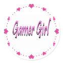 Gamer girl sticker