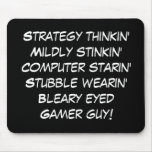 gamer guy rhyme! mousepads
