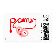 Gamer Heart stamp