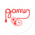 Gamer Heart stickers