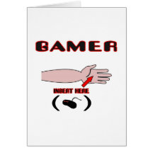 Gamer Insert Controller Here Cards