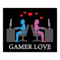 Gamer Love posters by thefrozenduck Gamer Love posters