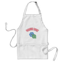 Gamer Mom - Dice aprons by thefrozenduck Gamer Mom - Dice aprons