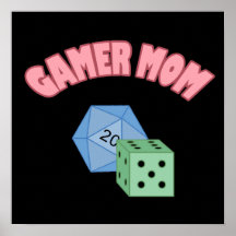 Gamer Mom - Dice Print