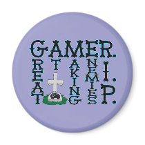 Gamer RIP magnets by goldnsun Gamer RIP magnets