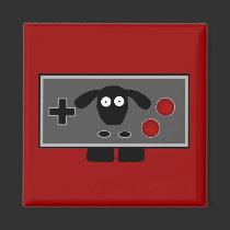 Gamer Sheep Magnet magnets