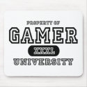Gamer University mousepads