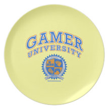 Gamer University Plate