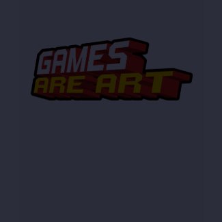 Games Are Art shirt