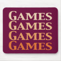 Games Games Games Games Gifts mousepads