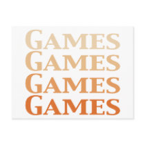 Games Games Games Games Gifts postcards