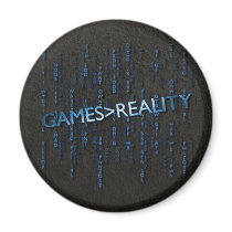 Games Greater Than Reality Fridge Magnet