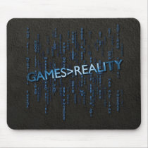 Games Greater Than Reality mousepads by packratgraphics Games Greater Than Reality mousepads