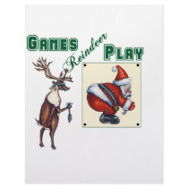 Games Reindeer Play letterhead by tshirtdart Games Reindeer Play letterhead