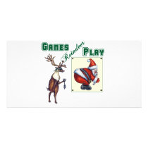 Games Reindeer Play photo cards