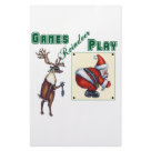 5.5x8.5 - Games Reindeer Play - Pin the Tail on the Santa Claus