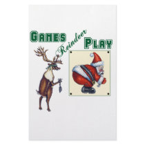 Games Reindeer Play stationery
