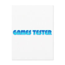 Games Tester postcards by CasuallyHardcore Games Tester postcards