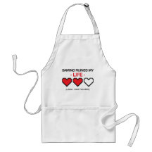 GAMING RUINED MY LIFE! APRONS