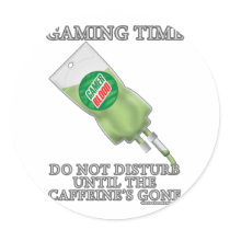 Gaming Time - Soda IV Round Sticker