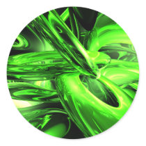 Gamma Radiation Abstract Sticker by alexanderbutler Gamma Radiation Abstract Sticker