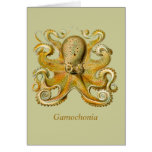 Gamochonia Vertivcal Note Card