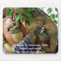 Ganapati at Haridwa... mousepads by doonagiri Ganapati at Haridwa... mousepads