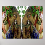 Ganapati carrying holy water posters