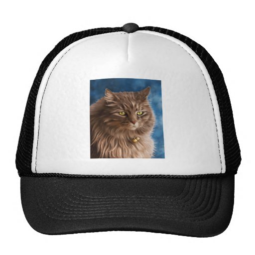Gandalf - Silver Tabby Cat Art Mesh Hats