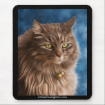 Gandalf - Silver Tabby Cat Art Mousemat