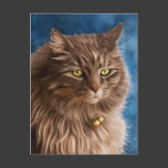 Gandalf - Silver Tabby Cat Art Post Cards