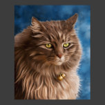 Gandalf - Silver Tabby Cat Art Poster