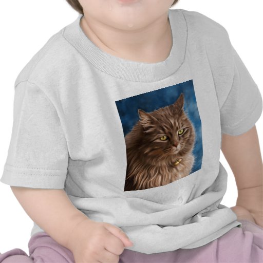 Gandalf - Silver Tabby Cat Art T-shirt