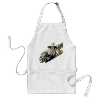 Gandalf With Sword Green Apron