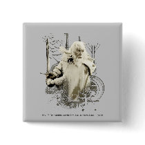 Gandalf with Sword Vector Collage Button