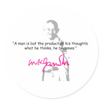 gandhi 2 stickers by minjean gandhi 2 stickers