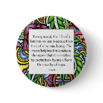 Gandhi Animal Quote Buttons