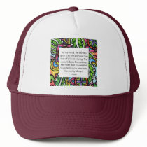 Gandhi Animal Quote Trucker Hats