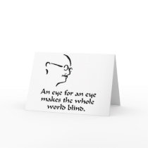 Gandhi - Blind cards by carpediem6655 Gandhi - Blind cards