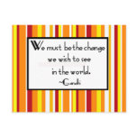 Gandhi Change Postcard