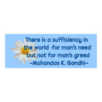 Gandhi Earth Quote posters
