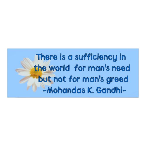 Gandhi Earth Quote print