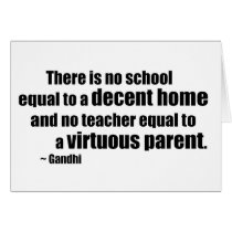 Gandhi Homeschool Greeting Cards