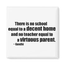 Gandhi Homeschool Fridge Magnets