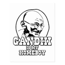 Gandhi is my Homeboy Postcard