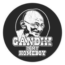 Gandhi is my Homeboy Stickers