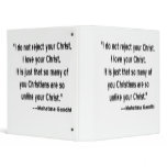 Gandhi on Christians Vinyl Binders
