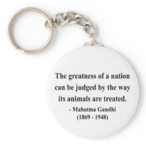 Gandhi Quote 2a Key Chain