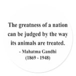 Gandhi Quote 2a Stickers