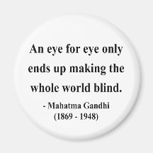 Gandhi Quote 3a Refrigerator Magnets